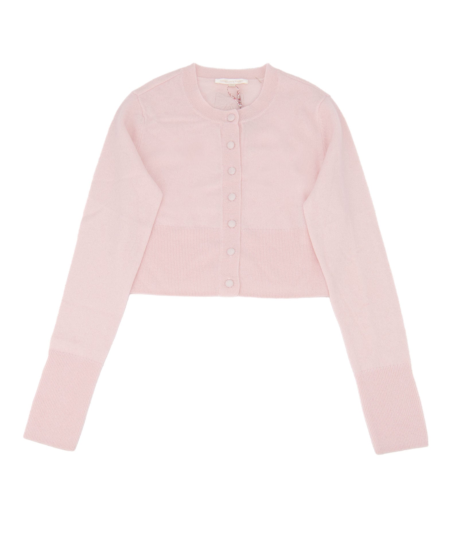 Love Shack Fancy Women Adeanne Cardigan Pale Pink Womens Casual Tops Love Shack Fancy