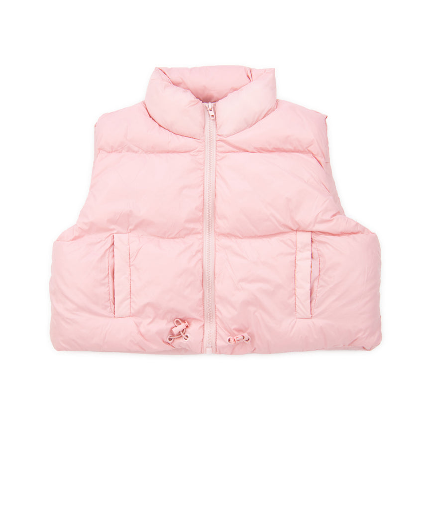 Love Daisy Girls Puffer Vest Girls Casual Tops Love Daisy Pink Y/S (7/8) 