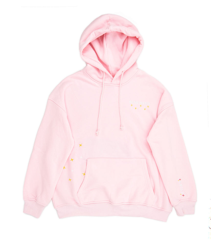 Sunkissed Coconut Juniors Embroidered Van Star Hoodie Womens Casual Tops Frankie's Exclusives   