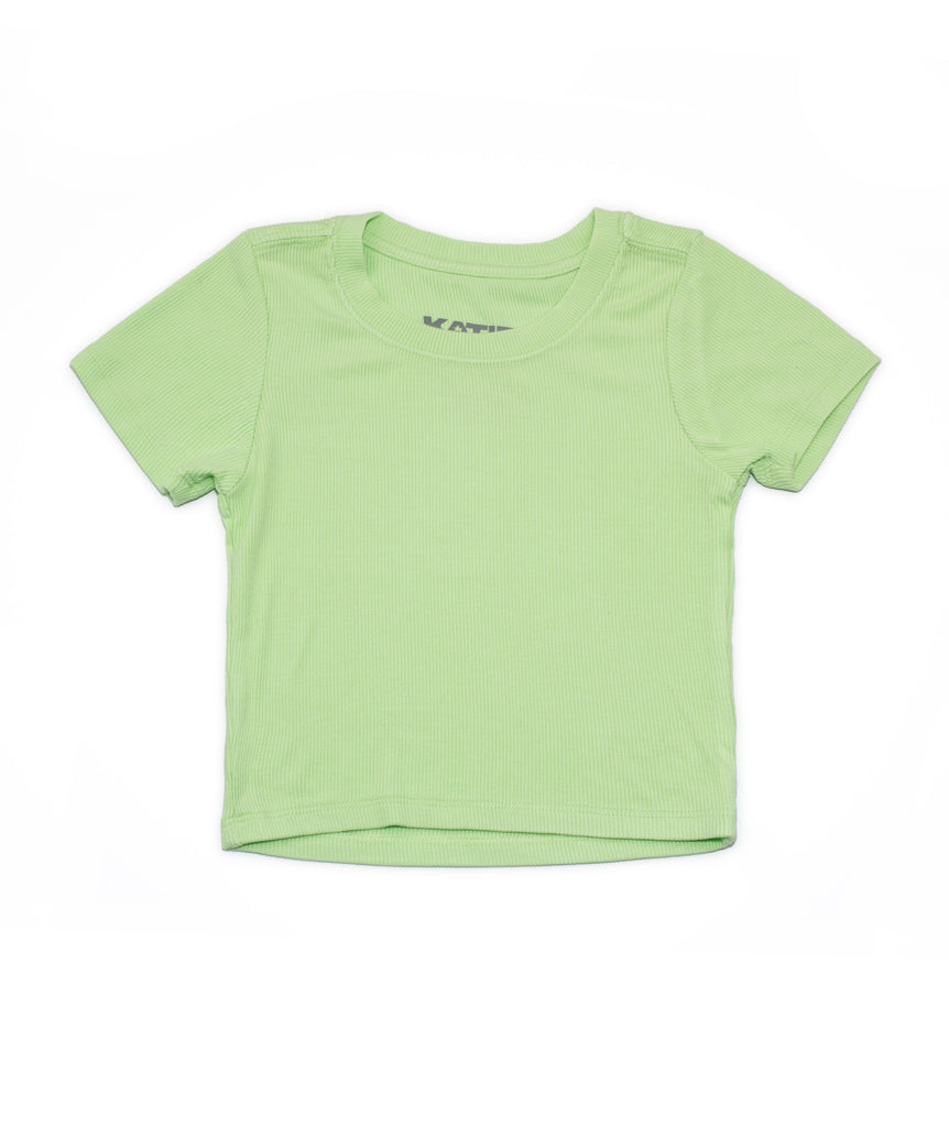 Katie J NYC Girls Livi Tee Girls Casual Tops Katie J NYC Bright Avocado Y/S (7/8) 