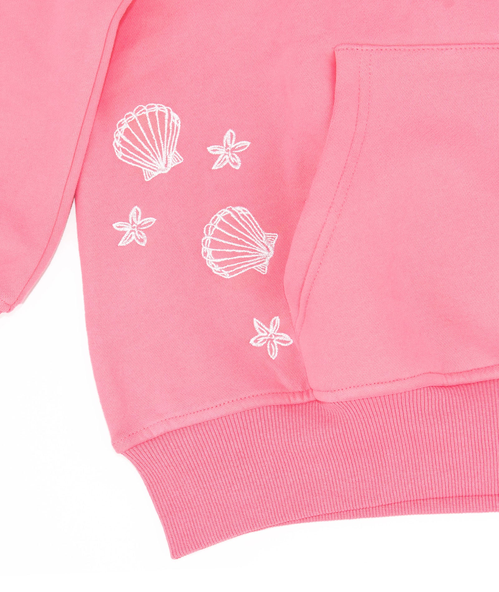 Sunkissed Coconut Juniors Hibiscus Pink Tropical Hoodie Womens Casual Tops Sunkissed Coconut