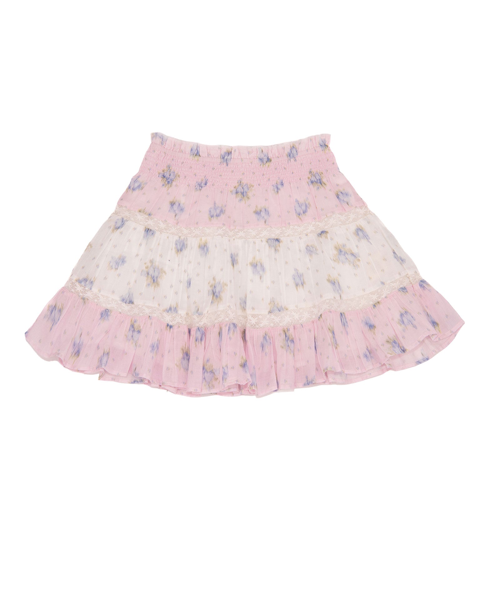 Love Shack Fancy Girls Raf Skirt Lilac Vanilla Girls Special Bottoms Love Shack Fancy