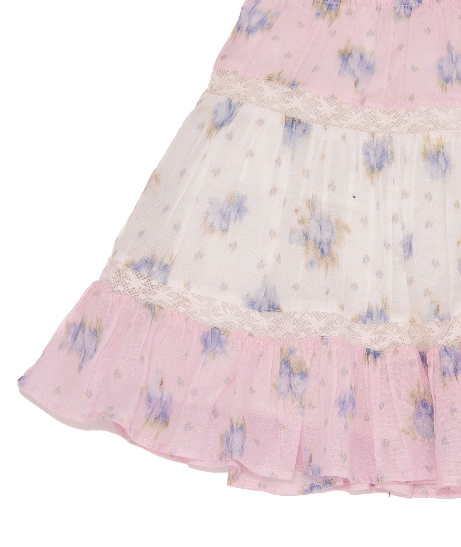 Love Shack Fancy Girls Raf Skirt Lilac Vanilla Girls Special Bottoms Love Shack Fancy