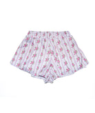 FBZ Girls Pink Stripe Floral Butterfly Shorts Girls Casual Bottoms FBZ Flowers By Zoe