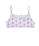 FBZ Girls Pink Stripe Floral Bikini Accessories FBZ Flowers By Zoe