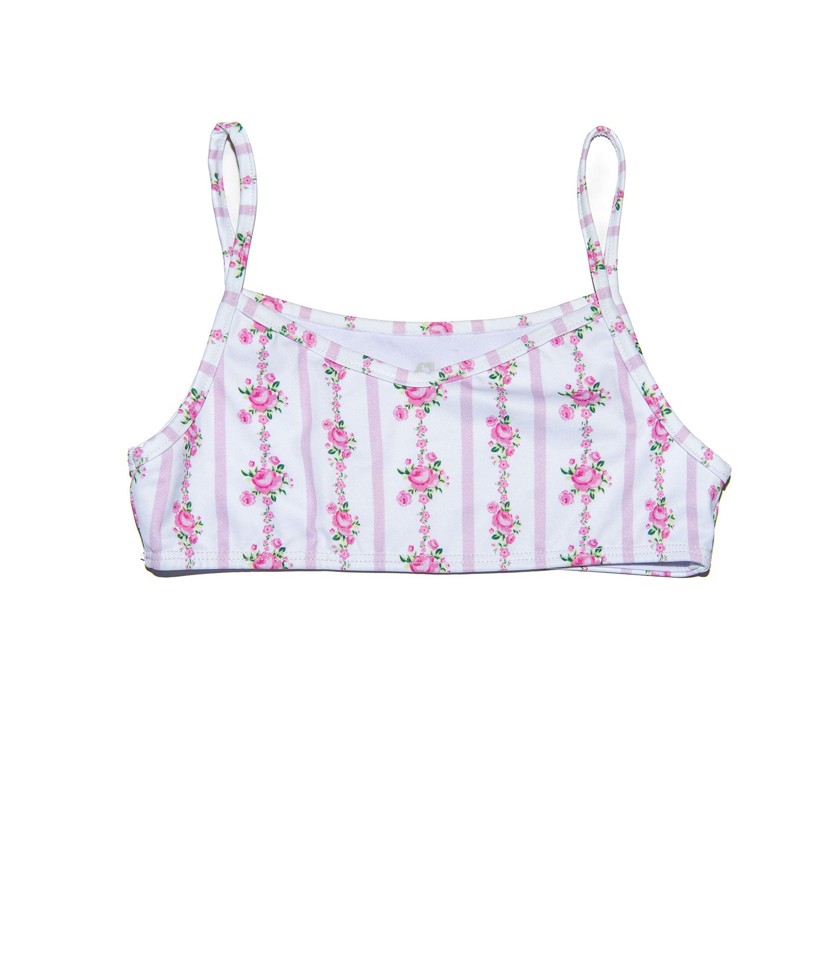 FBZ Girls Pink Stripe Floral Bikini Accessories FBZ Flowers By Zoe