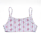 FBZ Girls Pink Stripe Floral Bikini Accessories FBZ Flowers By Zoe
