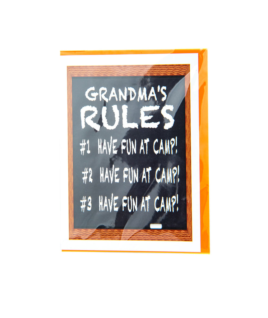 Sunny Marshmallow Grandma's Rules Camp Card Camp Sunny Marshmallow   