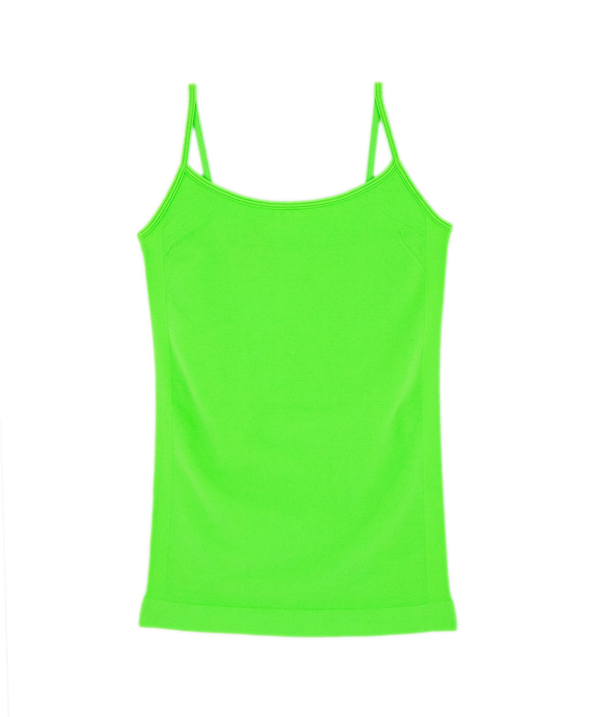 Malibu Sugar Girls Full Cami Accessories Malibu Sugar One Size Fits Most (Y/7-Y/14) Neon Green 