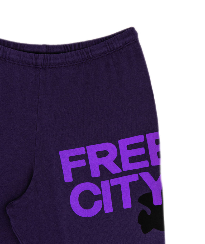 FREECITY Women Large Sweatpants Purple Plant Sale 2023 FREECITY   