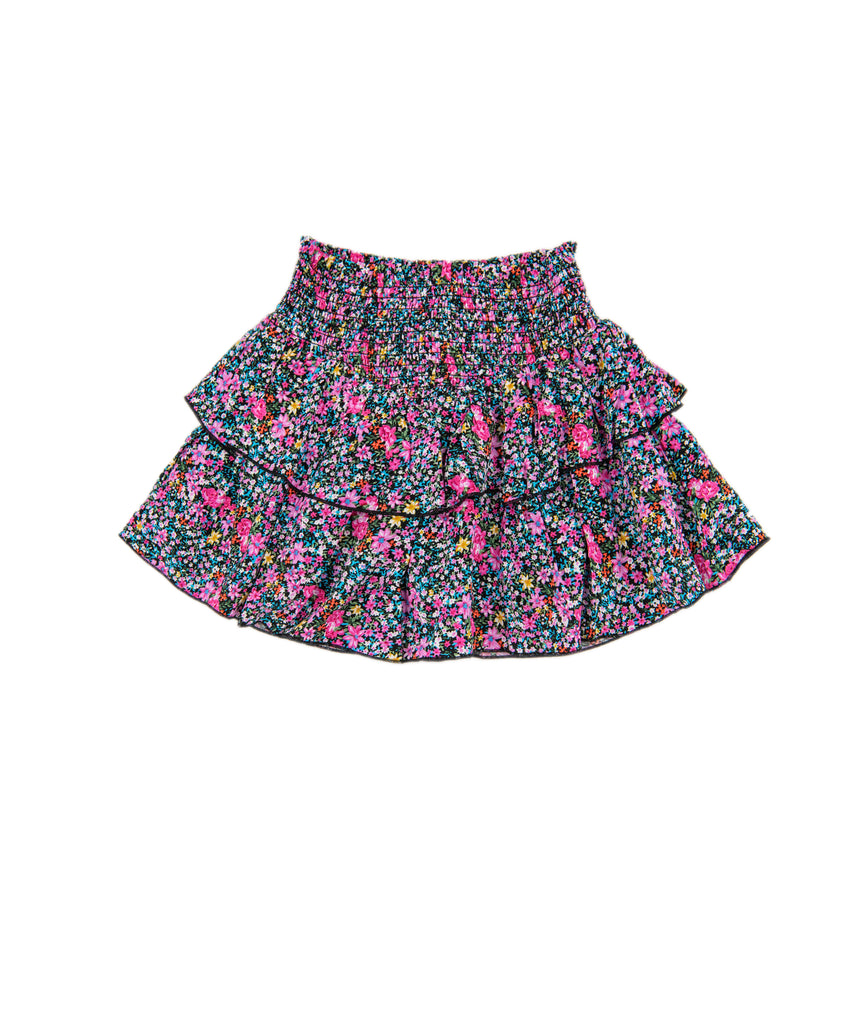 Katie J NYC Girls Bright Floral Brooke Skirt Girls Casual Bottoms Katie J NYC   