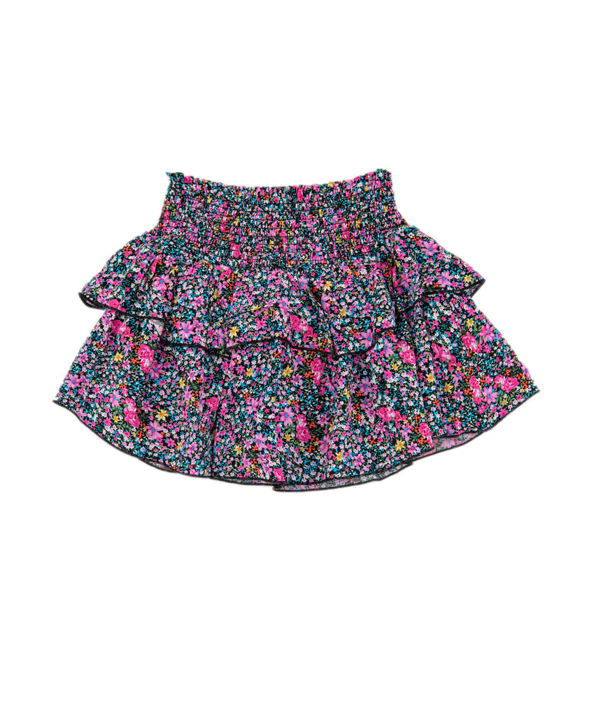 Katie J NYC Girls Bright Floral Brooke Skirt Girls Casual Bottoms Katie J NYC   