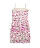 8apart Women Daphnie Silver/Pink Petal Spark Sequin Dress Womens Casual Dresses 8apart