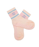 Colorful Natalie New York Blue Stripe Grip Socks Accessories Frankie's Exclusives Multi