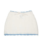FBZ Girls Calista Knit Blue Heart Skirt Distressed/seasonal girls FBZ Flowers By Zoe White Y/S (7/8)