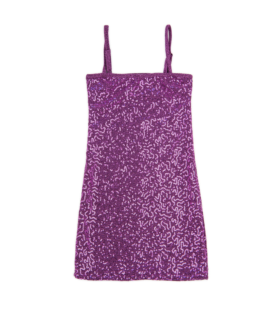 Cheryl Creations Girls Cammie Sequin Dress Girls Special Dresses Cheryl Creations Purple Y/S (7/8) 