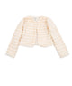 FBZ Girls Fancy Faux Fur Jacket Distressed/seasonal girls FBZ Flowers By Zoe Ivory Y/6