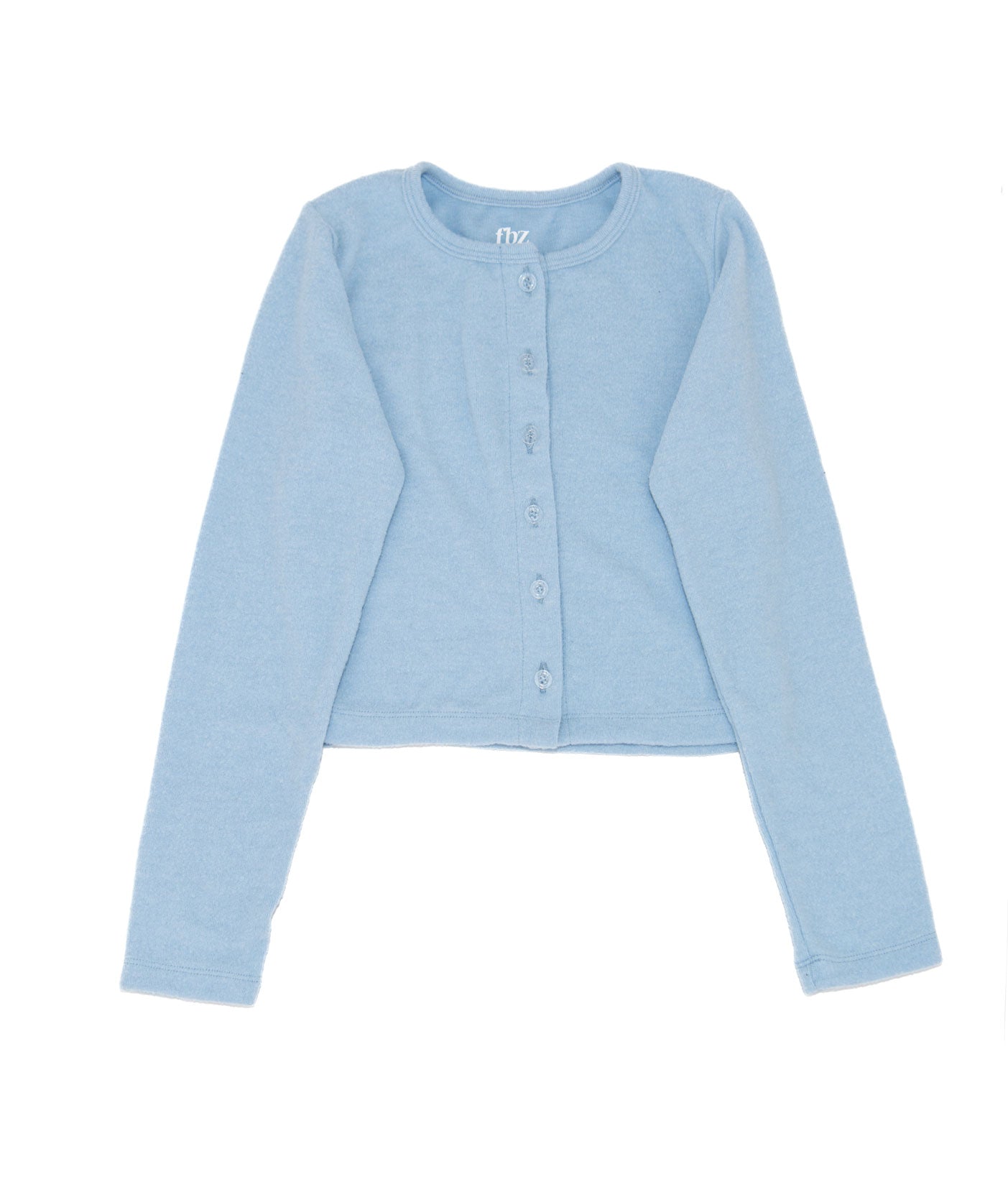 FBZ Girls Binx Hacci Lounge Cardigan Girls Casual Tops FBZ Flowers By Zoe Light Blue Y/S (7/8)