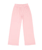 FBZ Girls Binx Hacci Lounge Flare Pants Girls Casual Bottoms FBZ Flowers By Zoe Light Pink Y/S (7/8)