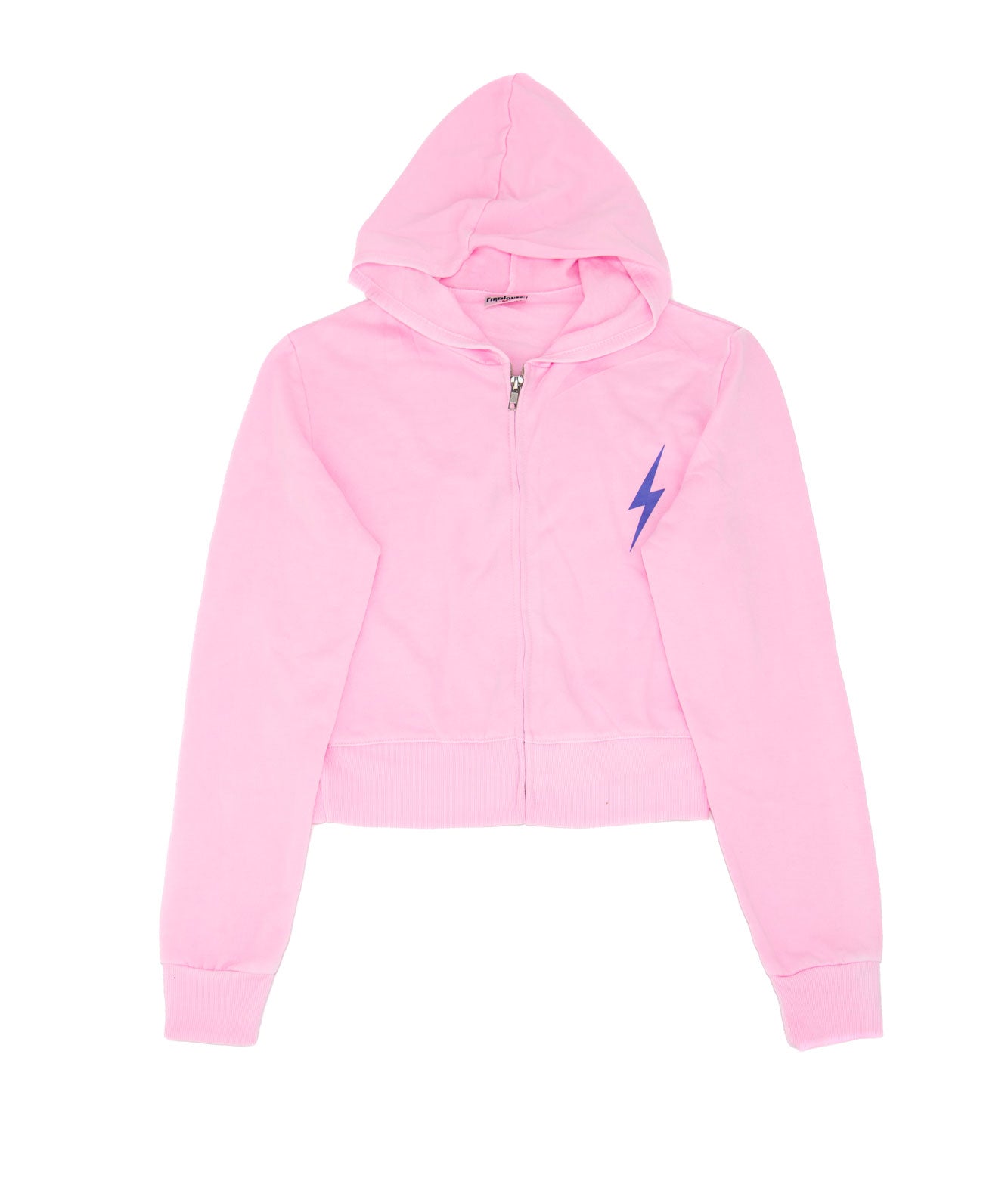 Firehouse Girls Violet Bolt Zip Hoodie Ice Pink Girls Casual Tops Firehouse Ice Pink Y/S (7/8)
