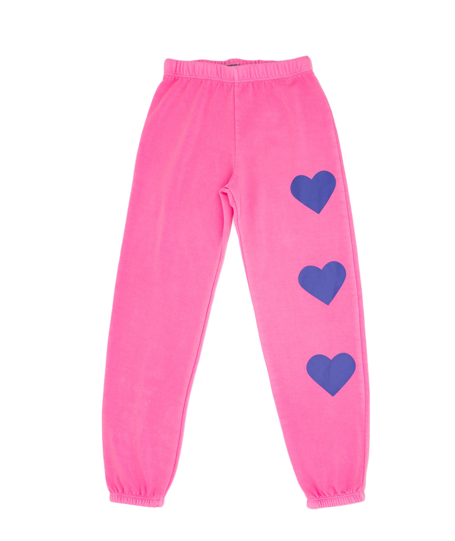 Firehouse Girls Violet Heart Sweatpants Neon Pink Girls Casual Bottoms Firehouse Neon Pink Y/4