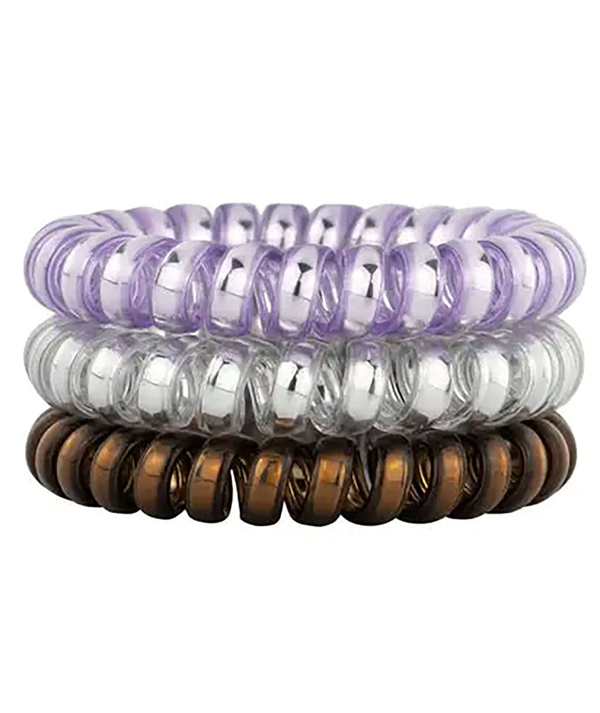 Trixie Hair Ties - Set of 3 Accessories Frankie's Exclusives Lavender Crush  