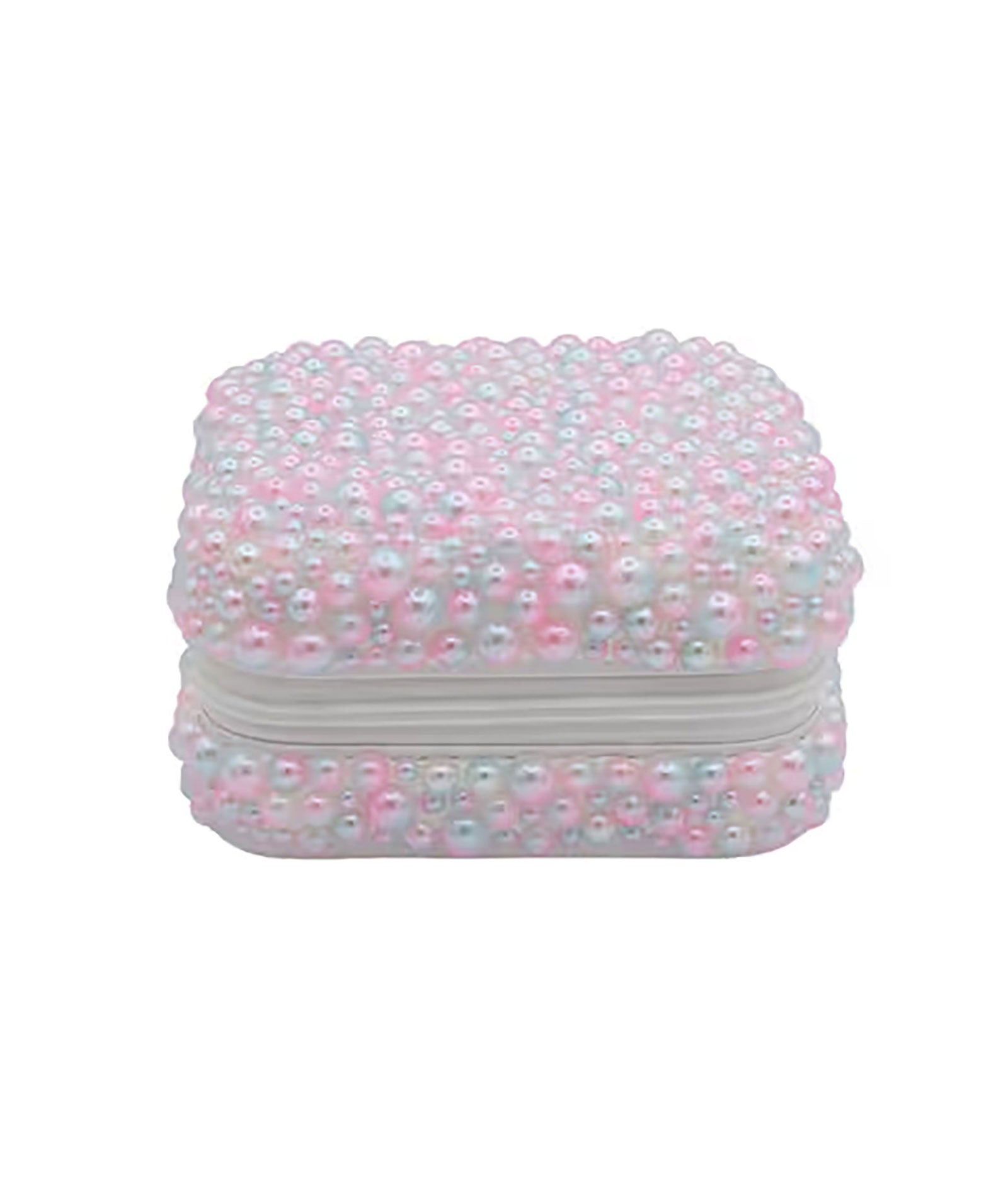 Bari Lynn Small Full Pearl Jewelry Box