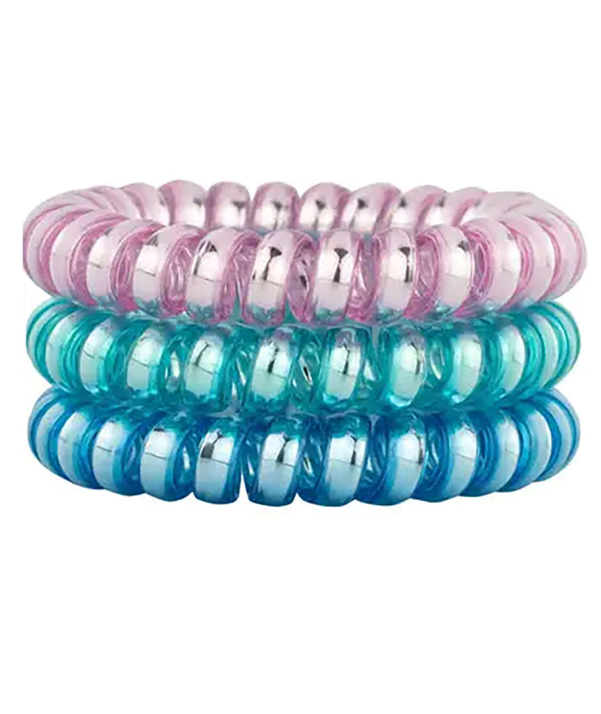 Trixie Hair Ties - Set of 3 Accessories Frankie's Exclusives Pastel Daydream  