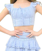Katie J NYC Girls Julie Top Girls Casual Tops Katie J NYC Lavender Y/S (7/8)