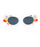 Bari Lynn Gummy Sunnies With Stones Accessories Bari Lynn White One Size Fits Most (Y/7-Y/14) 