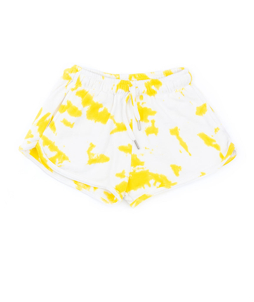 FBZ Girls Smoke Tie Dye Pocket Shorts Girls Casual Bottoms FBZ Flowers By Zoe Yellow Y/5 