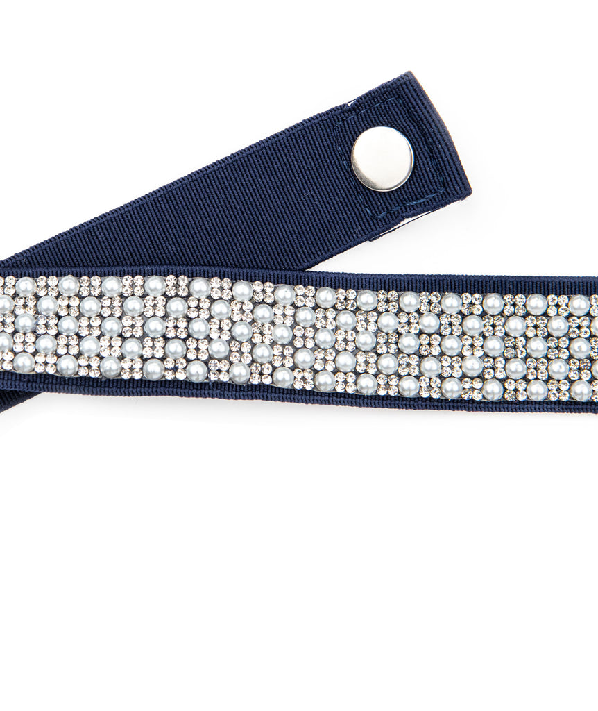 By Debra Girls Mini Pearl Elastic Belt Accessories By Debra   