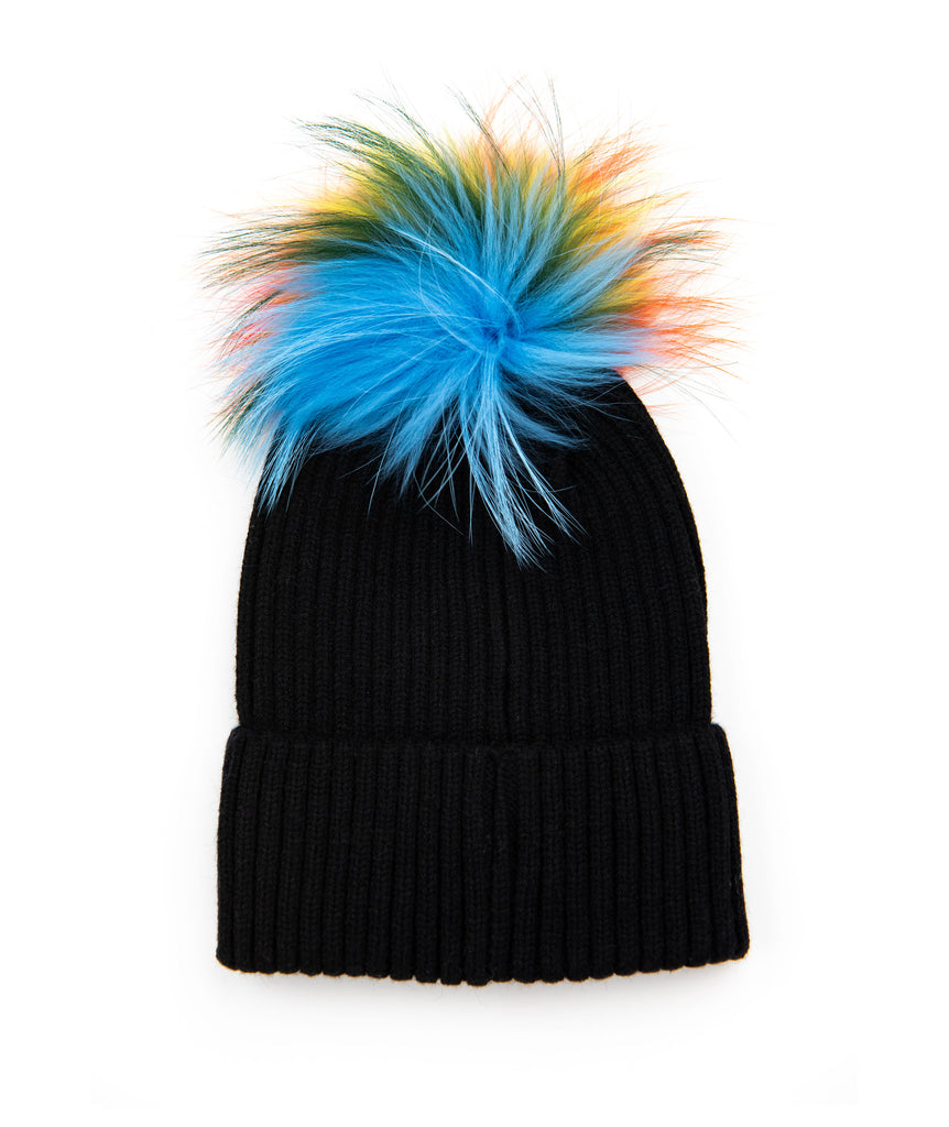 Bari Lynn Gummy Rainbow Winter Hat Accessories Bari Lynn   