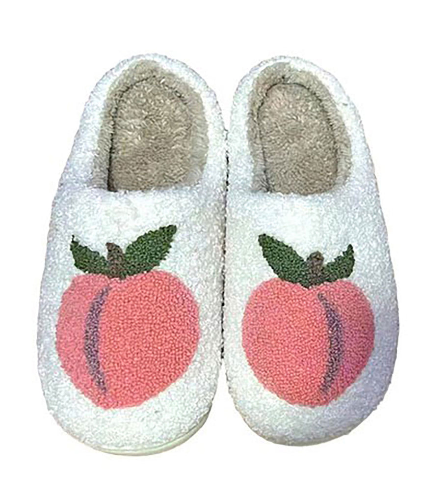 Peach Comfy Slippers Distressed/seasonal accessories Frankie's Exclusives   