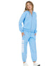 Happy Puffy Patch Zip Hoodie Girls Distressed/seasonal girls Vintage Havana Blue Y/S (7/8)