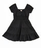 8apart Women Virginia Black Smocked Dress Distressed/seasonal womens 8apart Black Juniors/Women XS