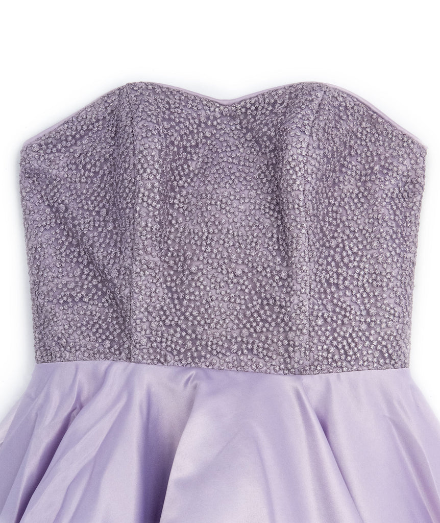 Un Deux Trois Girls Lilac Sequin Top Satin Tulle Party Dress Distressed/seasonal womens Un Deux Trois   