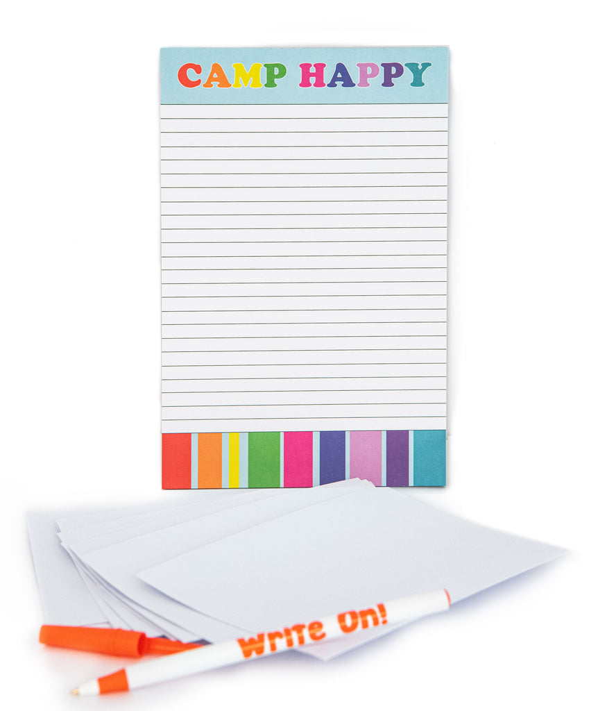 Sunny Marshmallow Camp Happy Notepad Set Camp Sunny Marshmallow   