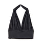 8apart Women Billie Black Halter Top Distressed/seasonal womens 8apart Black Juniors/Women XS