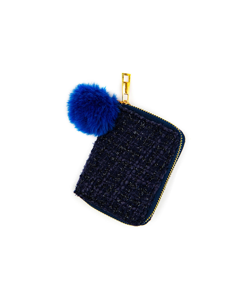 Zomi Tweed Wallet Blue Distressed/seasonal accessories Zomi Gems   