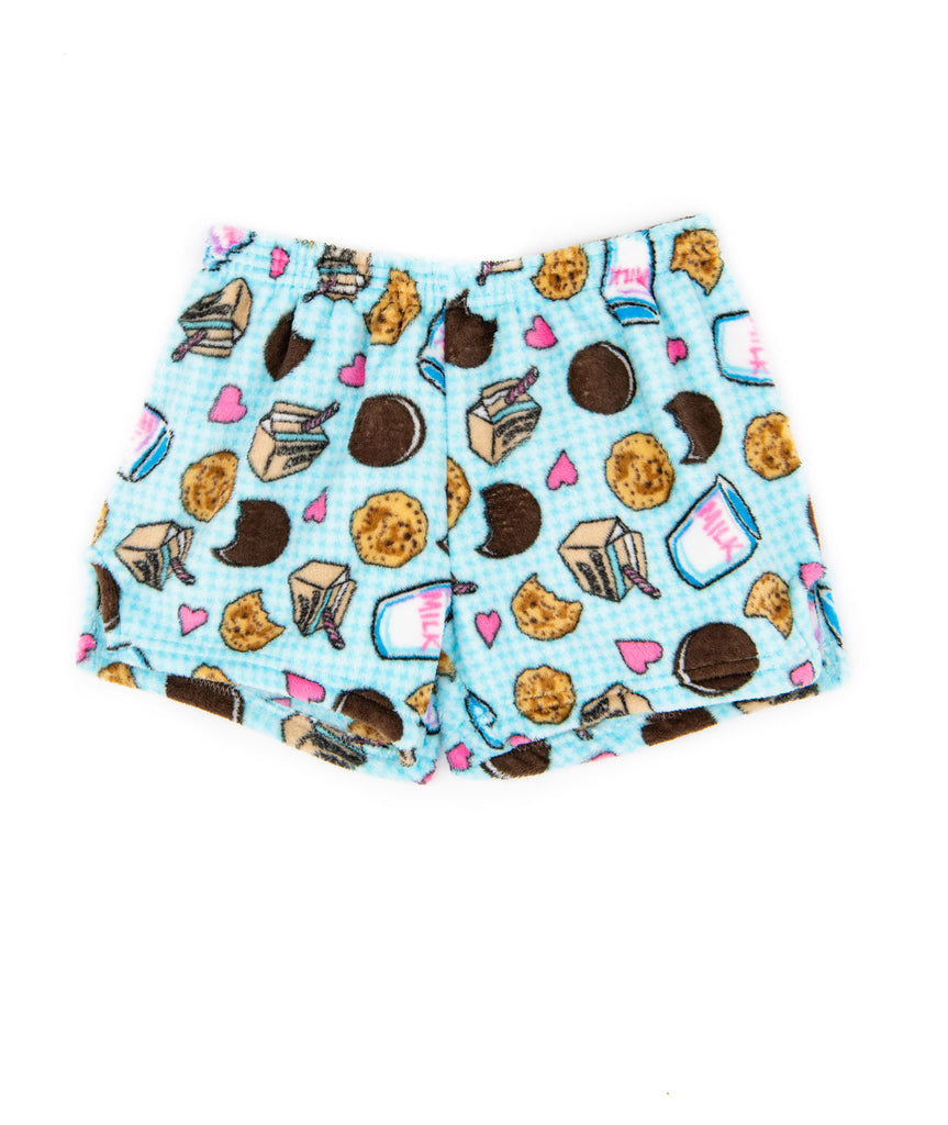 Made with Love and Kisses Girls Love Milk n Cookies Shorts Accessories Made with Love and Kisses   