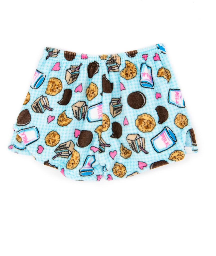 Made with Love and Kisses Girls Love Milk n Cookies Shorts Accessories Made with Love and Kisses   