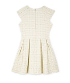 By Debra Girls Ali Ivory Rose Cap Sleeve Box Pleat Dress Girls Special Dresses By Debra