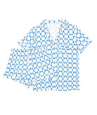 Katie J NYC Juniors Blue Bow Lynn Shorts PJ Set Accessories Katie J NYC   