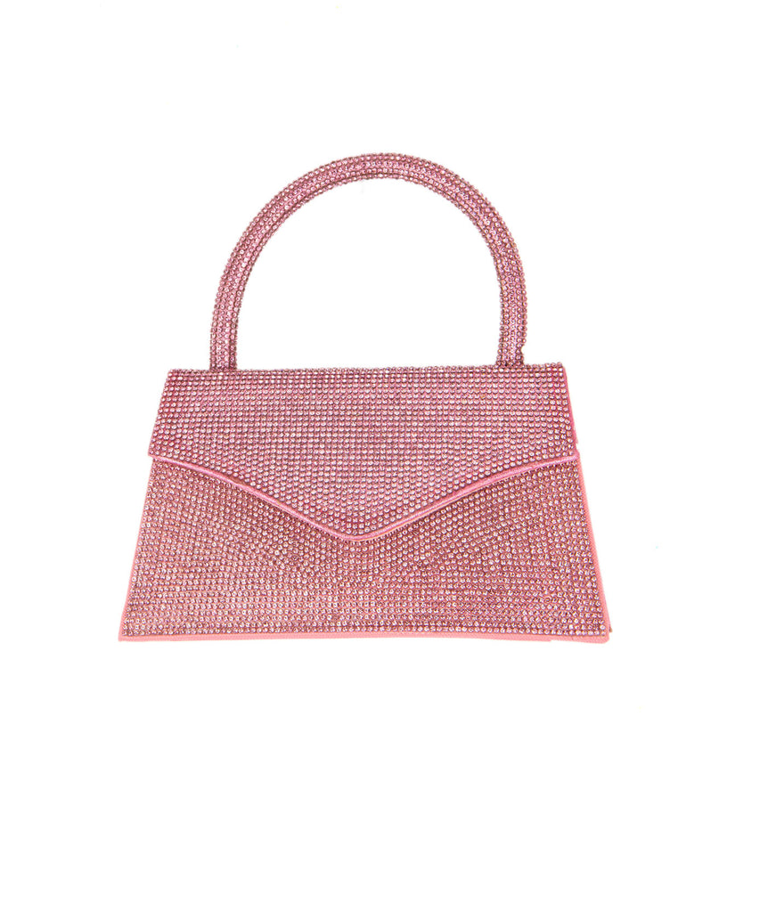 Jeweled Envelope Mini Bag Distressed/seasonal accessories Frankie's Exclusives Pink  