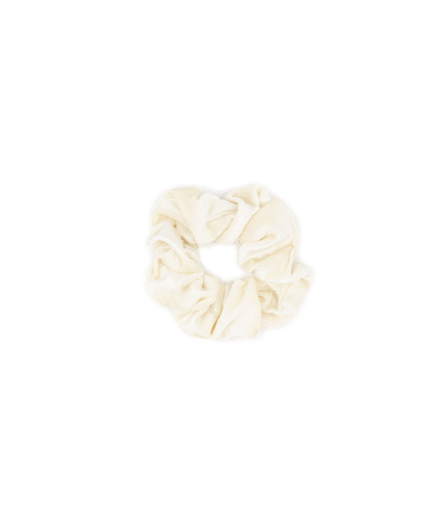 Assorted Velvet Scrunchies Distressed/seasonal accessories Frankie's Exclusives White  