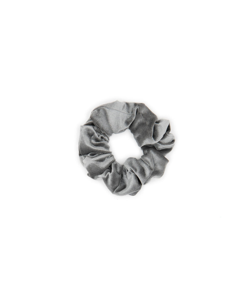 Assorted Velvet Scrunchies Distressed/seasonal accessories Frankie's Exclusives Grey  