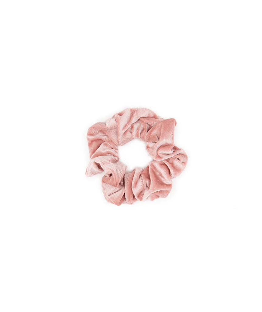 Assorted Velvet Scrunchies Distressed/seasonal accessories Frankie's Exclusives Pink  
