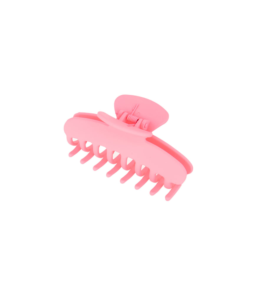 Matte Neon Claw Hair Clips Accessories Frankie's Exclusives Pink  