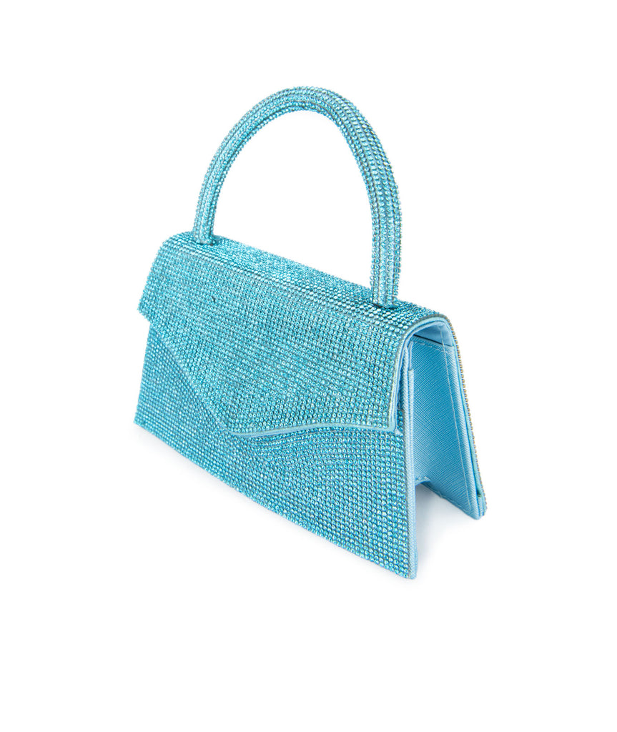 Jeweled Envelope Mini Bag Distressed/seasonal accessories Frankie's Exclusives Blue  